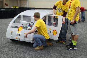 Student team vehicle in 2015